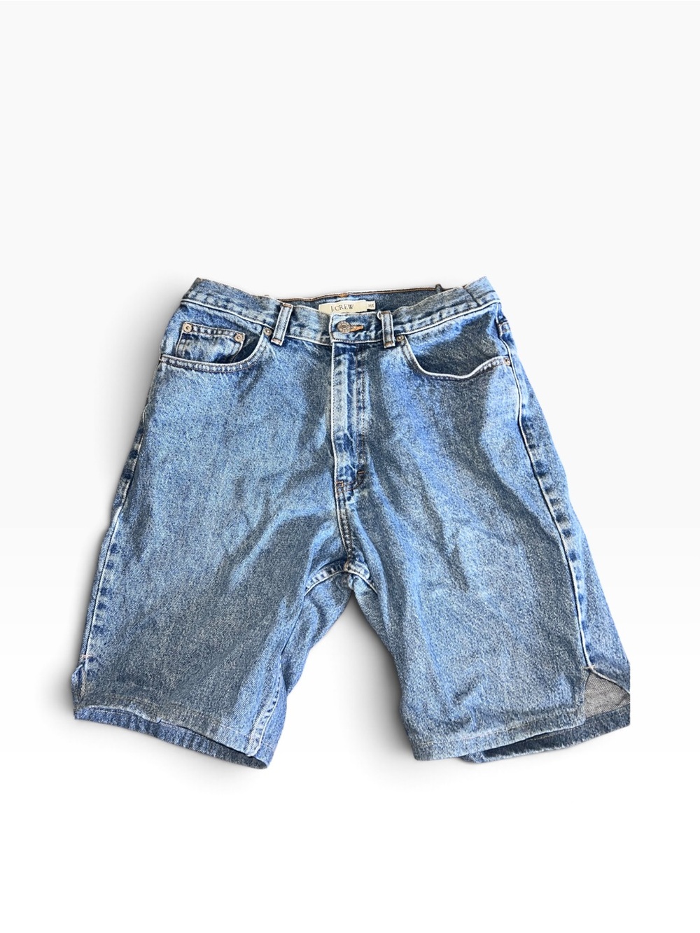 J.Crew Denim Jorts Mens Size 32/34 Jean Shorts Altered Waist